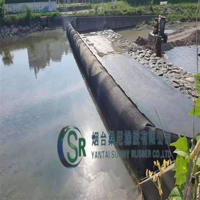 Aangepaste rubberen dam voor waterniveaucontrole en landschapsinrichting-